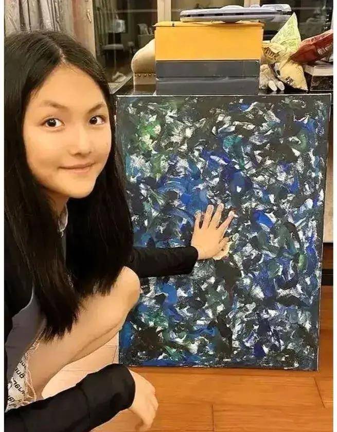王诗龄画作再获奖王岳伦祝贺李湘被富养出来的女儿争了口气(图13)